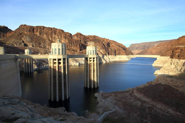 istock Intake Towers at the Hoover Dam 1213600083
