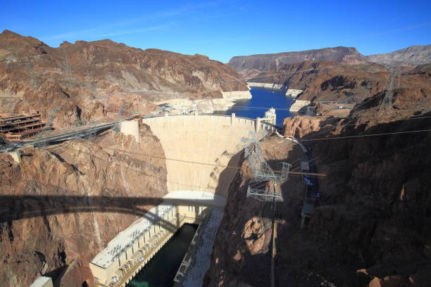 istock The Hoover Dam High Angle View from Memorial Bridge 1213600087