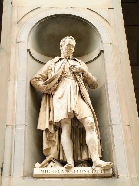 istock Statue of Michelangelo in Florence, Italy 1213602696