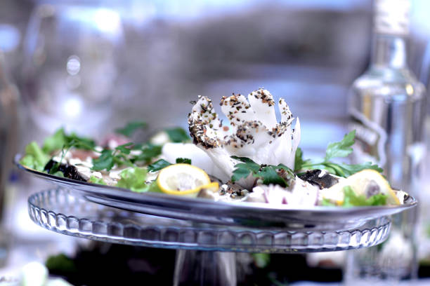 istock close up.the dish at the restaurant on blurred background 1213606358
