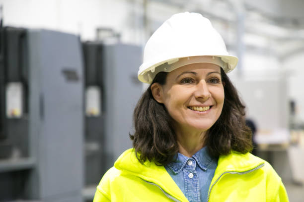 istock Positive successful female foreman working on plant floor 1213613357