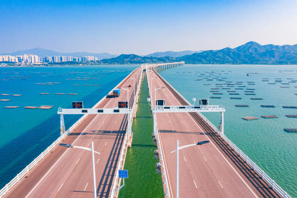 istock Shenzhen Bay Bridge, Hong Kong, Shenzhen, China 1213614871