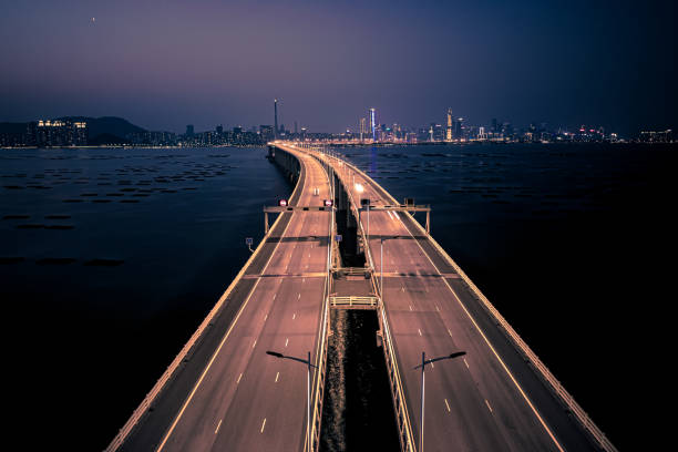 istock Shenzhen Bay Bridge, Hong Kong, Shenzhen, China 1213614916