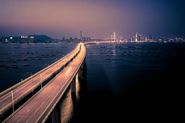 istock Shenzhen Bay Bridge, Hong Kong, Shenzhen, China 1213614919