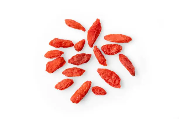 Goji Berry, Berry, Berry Fruit, White Background, Cut Out