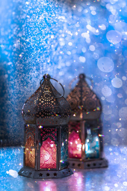 istock Eid Mubarak and Ramadan kareem cards 1213617848