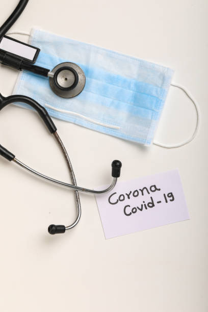 istock Corona virus outbreak , stethoscope and Mask on white background 1213620882