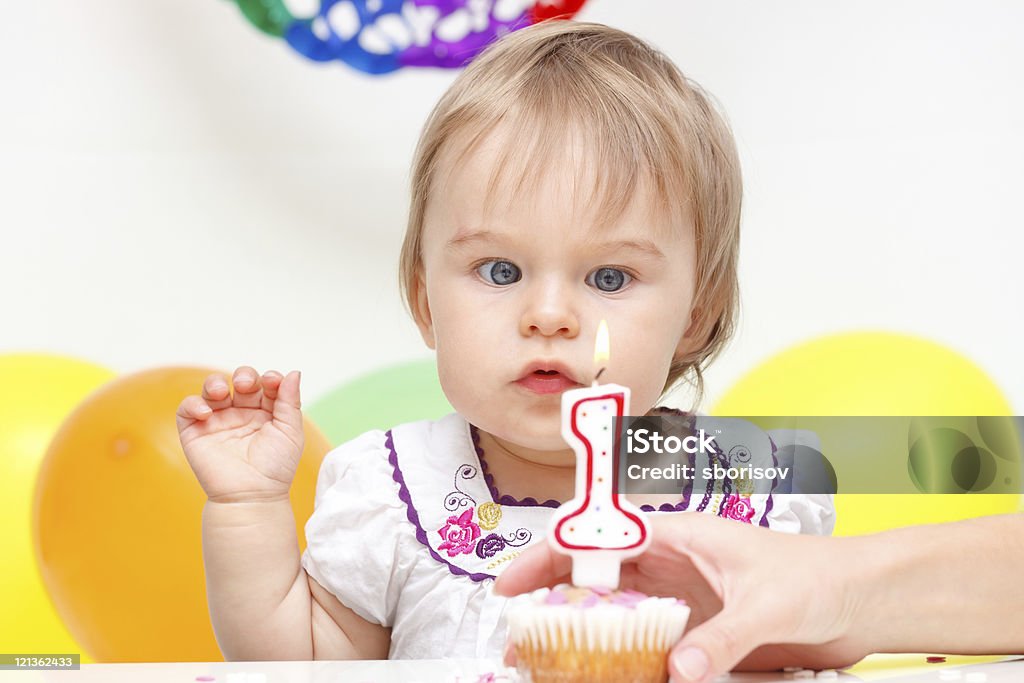 First birthday Celebrating first birthday Fun Stock Photo