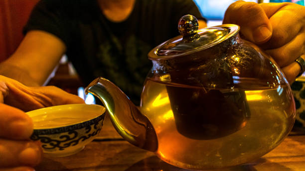 istock A cup and a pot of tea 1213628407