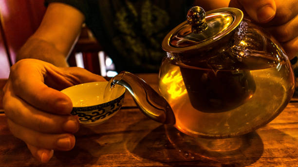 istock A cup and a pot of tea 1213628478