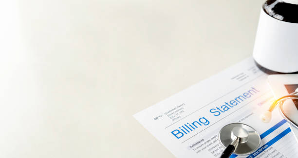 istock Health care billing statement. 1213639681