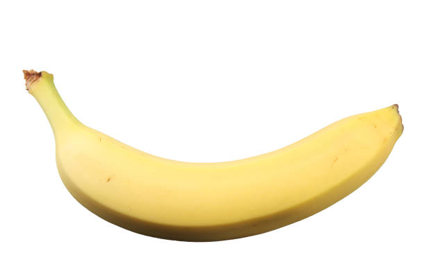 istock Close-Up Of Banana Against White Background 1213641012