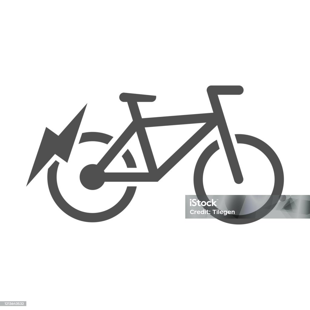 Geometría damnificados cirujano Ilustración de Bicicleta Eléctrica En Un Icono De Batería Recargable En  Estilo Plano Ilustración Vectorial y más Vectores Libres de Derechos de  Bicicleta eléctrica - iStock