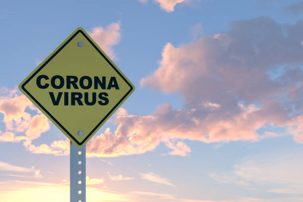 istock Corona Virus Road Sign 1213645585