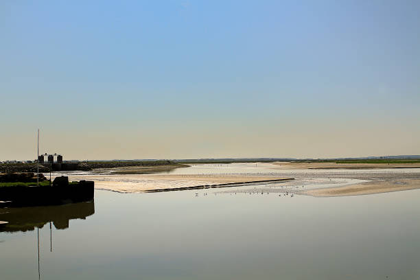 Cabourg beach in the Bay of Somme in France