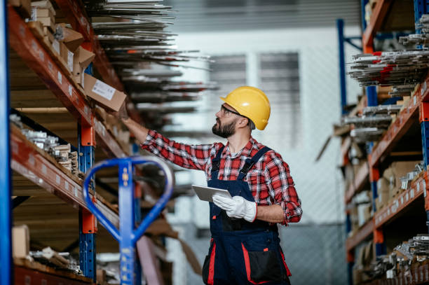 istock Worker at warehouse stock photo 1213650865