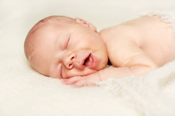 istock Different photos of a cute newborn 1213653767