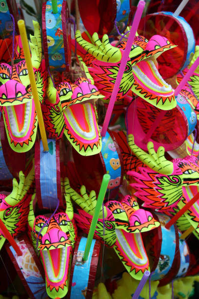 istock Chinese dragon paper handcraft 1213655395