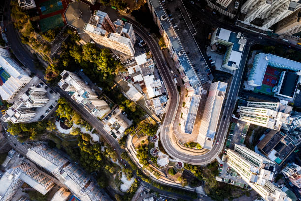 istock residential district in Kowloon, Hong Kong 1213655452
