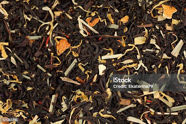 Mezcla De Té Negro Y Hierbas Foto de stock y más banco de imágenes de Alimentos deshidratados - Alimentos deshidratados, Bebida, Color - Tipo de imagen