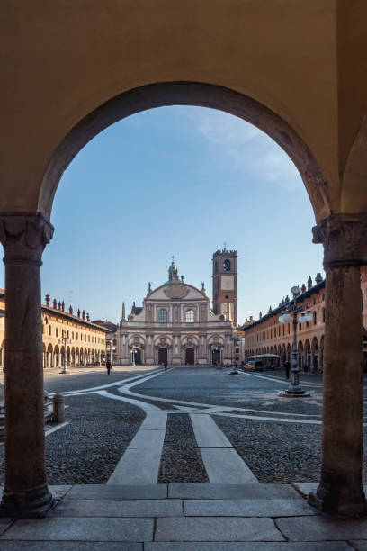 Ducale square, Vigevano, Lombardy, Italy