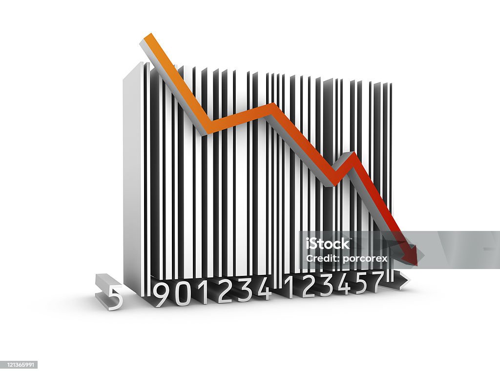 Graphical Bar Code 3d Bar Code Chart Stock Photo - Download Image Now - Bar Code, Bar ...