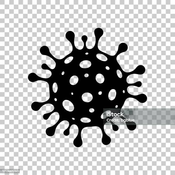 Icona Della Cella Coronavirus Per Il Design Sfondo Vuoto - Immagini vettoriali stock e altre immagini di Virus