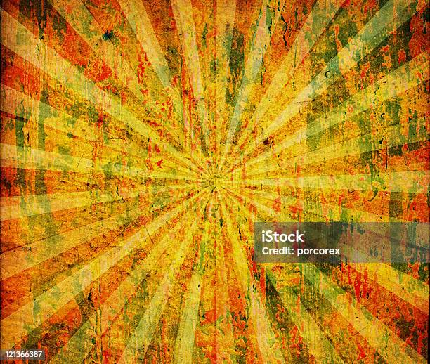 Vintage Paper Scan With Grunge Starburst Stock Photo - Download Image Now - Backgrounds, Blurred Motion, Bumpy