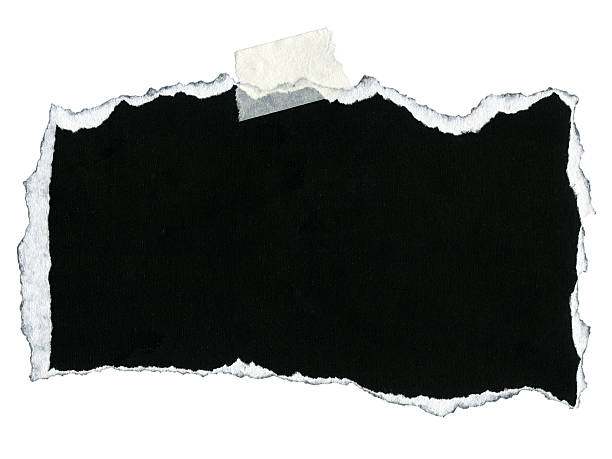 barrido de papel de grunge de alta resolución - adhesive tape black duct tape paper fotografías e imágenes de stock