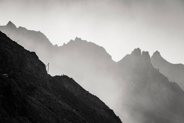 istock Silhouettes of the mountains 1213669555