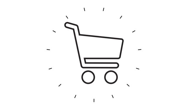 1,371 Shopping Cart Icon Stock Videos and Royalty-Free Footage - iStock | Shopping  cart, Shopping icon, Shopping cart vector