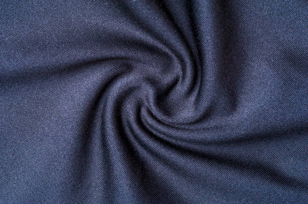 istock Fragment of crumpled gray polyester wear 1213673265