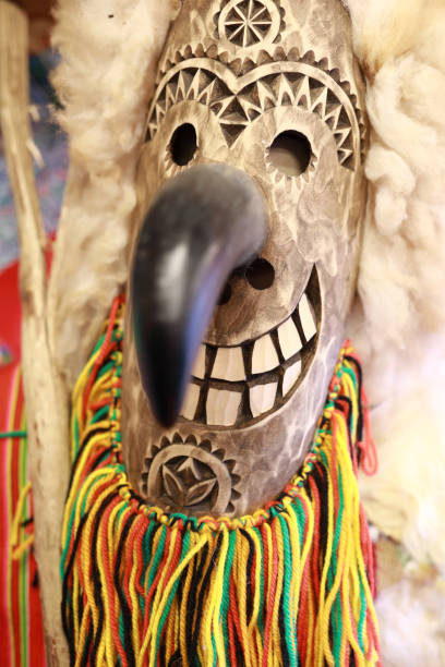 istock Details of mummer mask 1213673285
