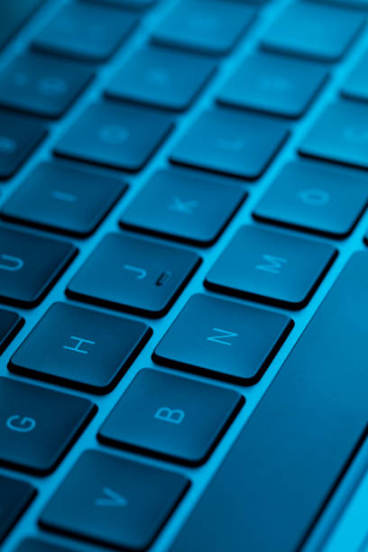 istock Close-up of laptop keyboard 1213678248