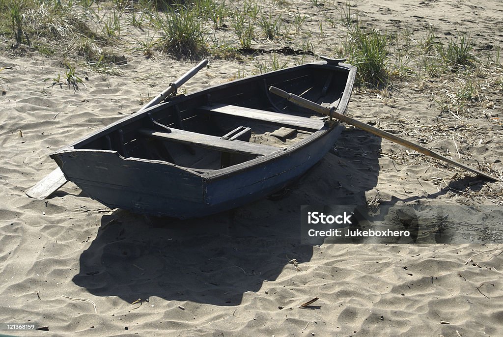 Gestrandet Ruderboot - Lizenzfrei Alt Stock-Foto