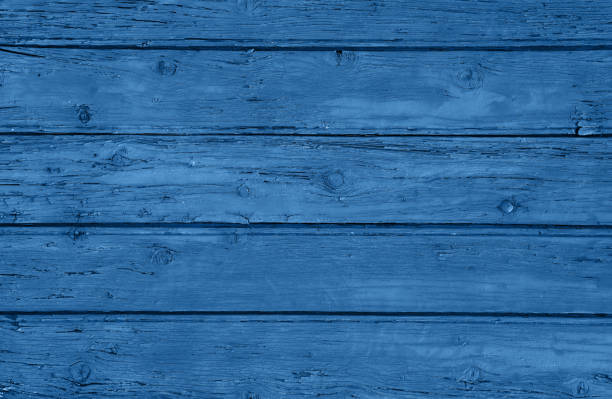 blaue vintage bemalt holzplatte hintergrund - knotted wood paint photographic effects textured effect stock-fotos und bilder