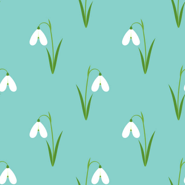 Snowdrop Pixel Pattern 130+ Snowdrop Bulb Stock Illustrations, Royalty-Free Vector Graphics ...