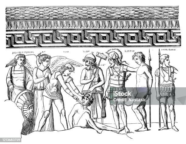 Etruscan Human Sacrifice Stock Illustration - Download Image Now -  Cremation, 19th Century, Adult - iStock
