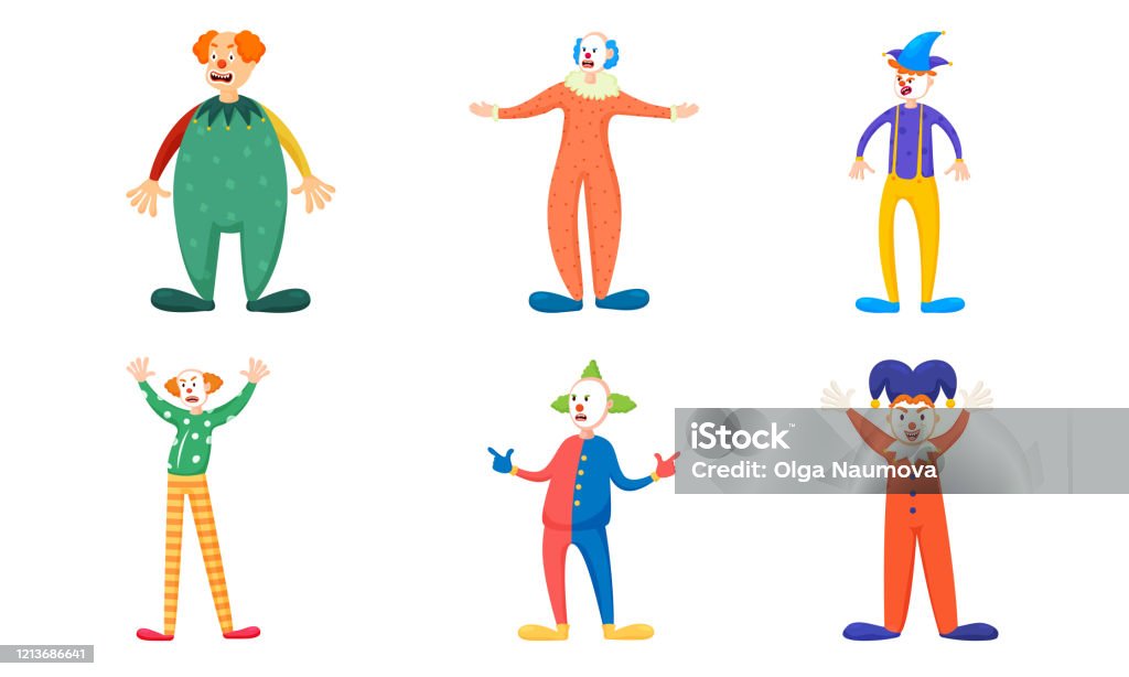 Ilustración de Payasos Con Trajes Coloridos Durante La Ilustración Vectorial Del Espectáculo y más Vectores Libres de Derechos de Payaso - iStock Ilustración de Payasos Con Trajes Coloridos Durante La Ilustración Vectorial Del Espectáculo y más Vectores Libres de Derechos de Payaso - iStock