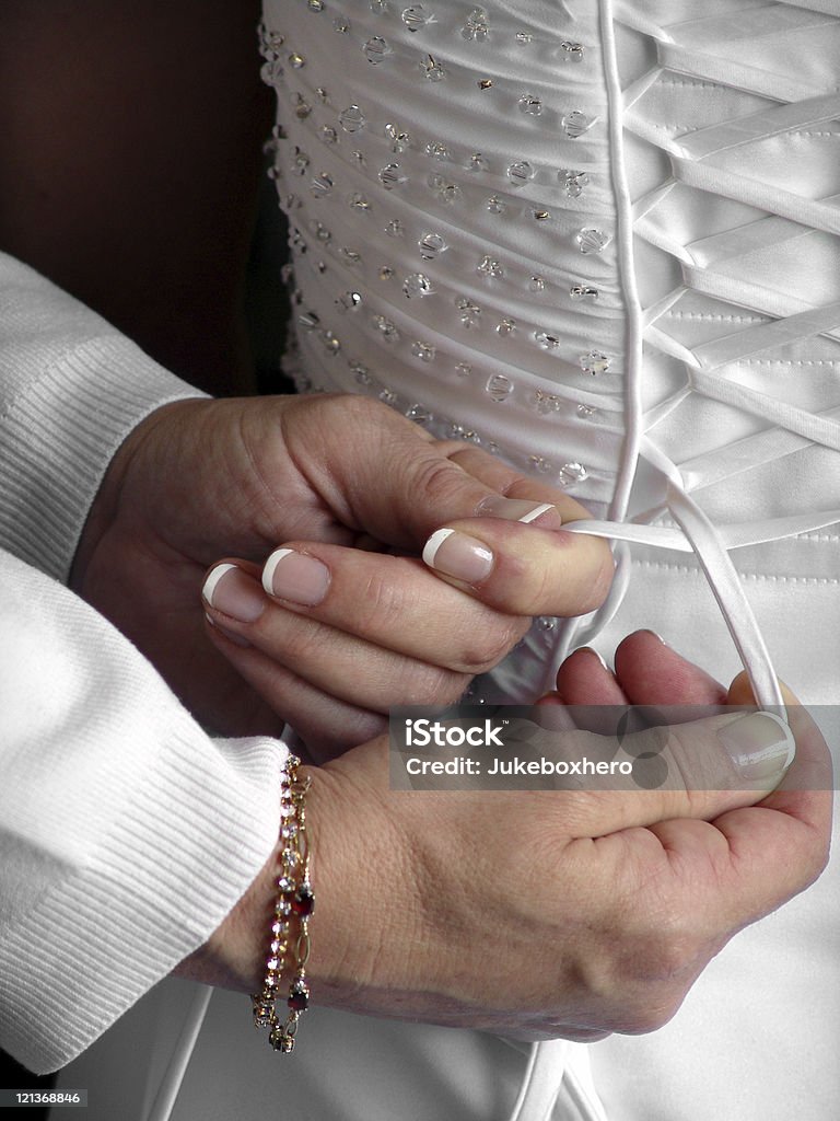 Mutter die Hände - Lizenzfrei Abendkleid Stock-Foto