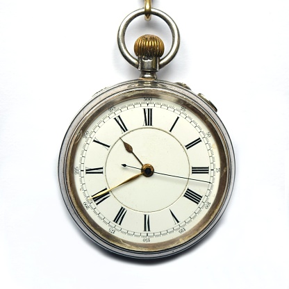 A stopwatch on white background