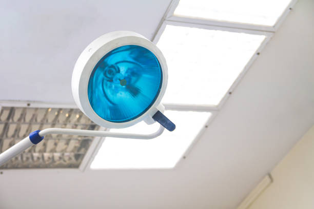 istock Lamp inside operating room in a hospital 1213697090