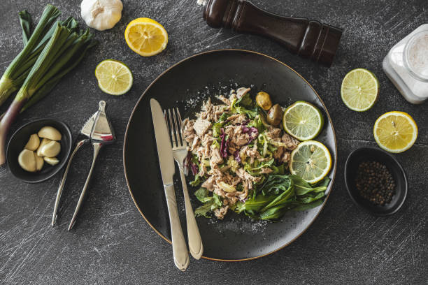 istock Tuna salad with vegetable 1213701804
