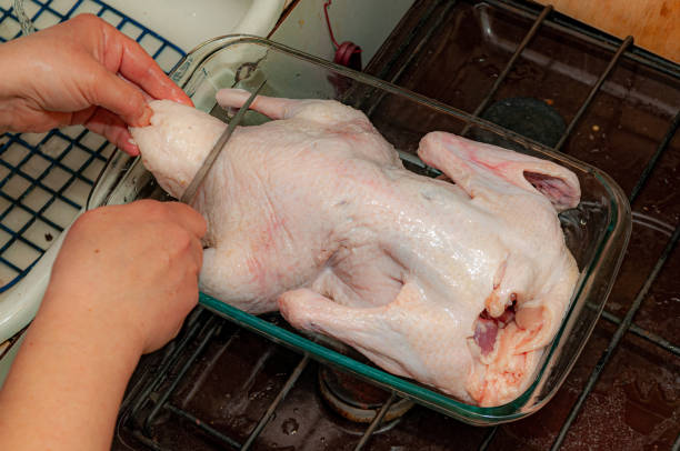 istock duck carcass cut off with a knife the rump 1213706059