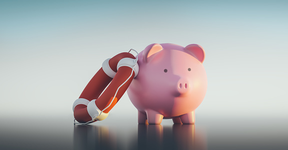 Piggy Bank,3d Render