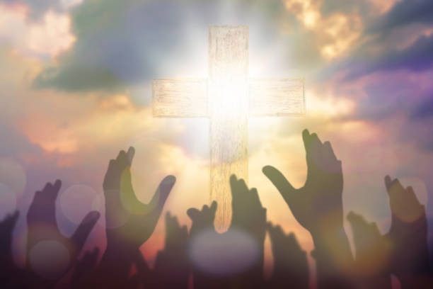 istock people hand worship God 1213715844