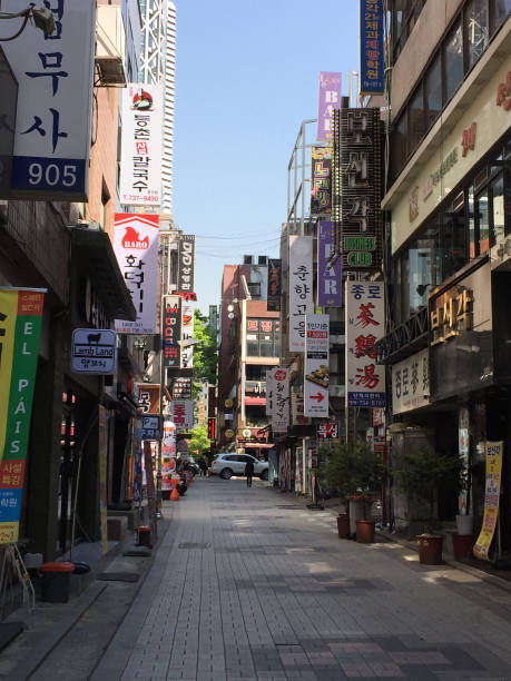 istock Restaurants at Insadong district in Seoul 1213719606