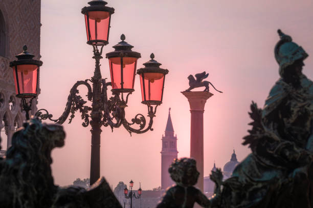 San Marco square low angle view - Venice, Italy