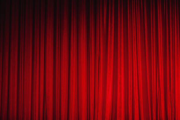 istock Red Theatre Stage Curtain Background 1213721111