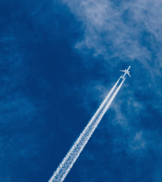 istock Airplane in the sky 1213722446